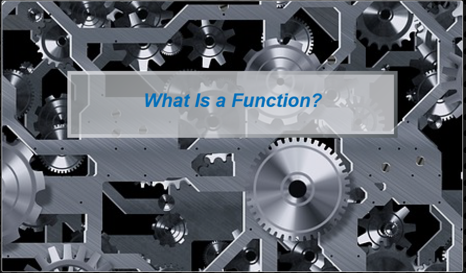 What Is A Function? | Media4Math